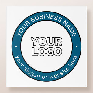 Your Logo or Design & Customizable Circular Text Acrylic Print