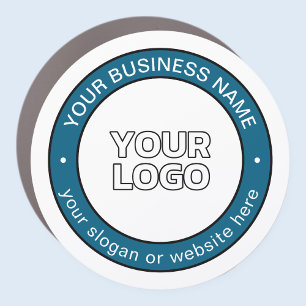 Your Logo or Design & Customizable Circular Text Car Magnet