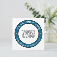 Your Logo or Design & Customizable Circular Text