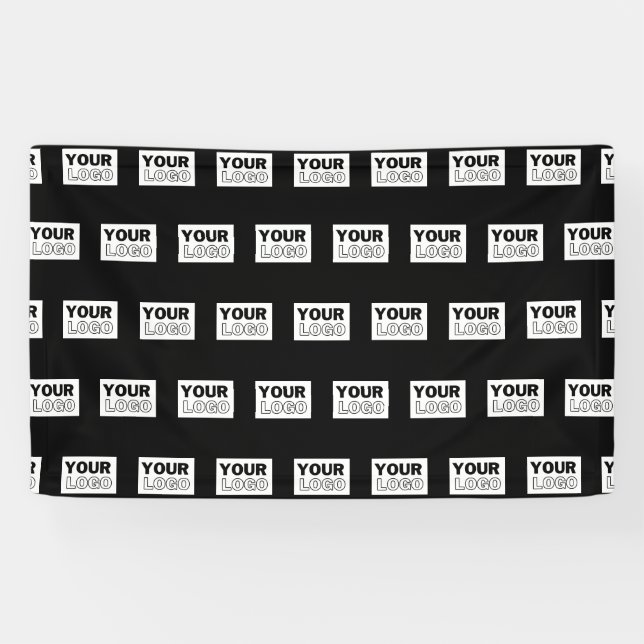 Your Logo or Design | Editable Color Background  Banner (Horizontal)