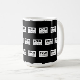 Your Logo or Design Editable Color Background Coffee Mug