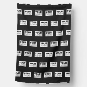 Your Logo or Design Editable Color Background House Flag