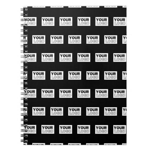 Your Logo or Design  Editable Color Background  Notebook