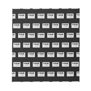 Your Logo or Design Editable Color Background Notepad