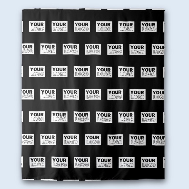 Your Logo or Design | Editable Color Background  Tapestry (Creator Uploaded)