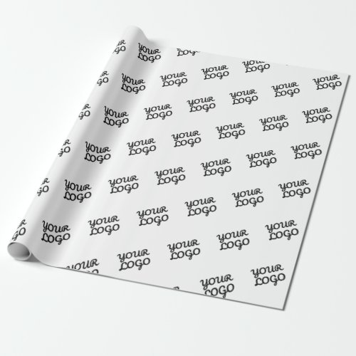Your Logo or Design Tiled Wrapping Paper