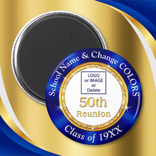 Your LOGO or IMAGE, 50th Class Reunion Gifts Magnet