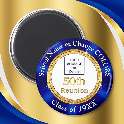 Your LOGO or IMAGE 50th Class Reunion Gifts Magnet