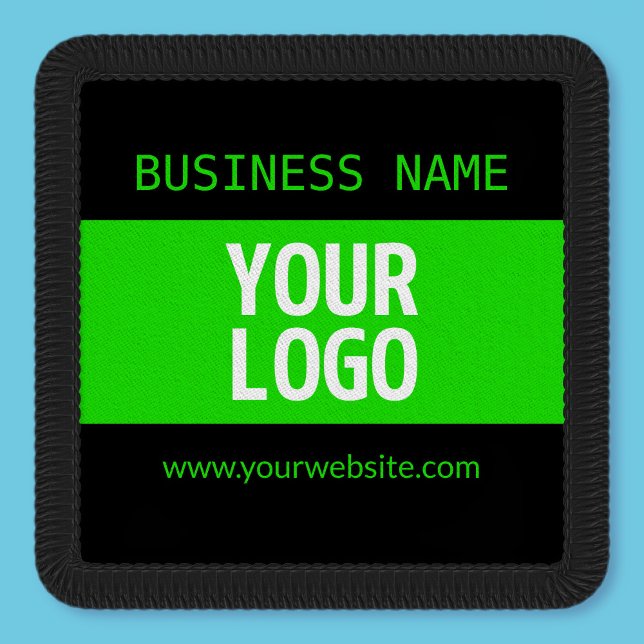 Your Logo or Image | Black & Bright Green Patch (Creator Uploaded)