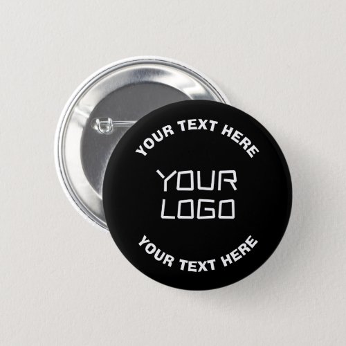 Your Logo or Image  Editable Text  Black  White Button