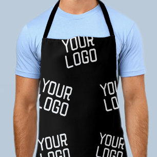 Your Logo or Image   Randomized Looking Template Apron
