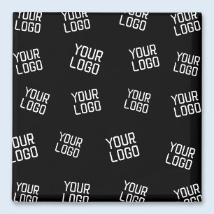 Your Logo or Image   Randomized Looking Template Magnet