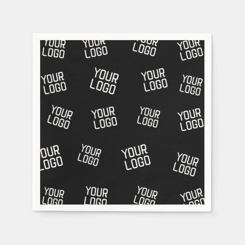 Your Logo or Image  Randomized Looking Template Napkins