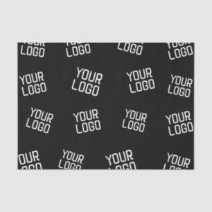 Your Logo or Image Randomized Looking Template Tissue Paper