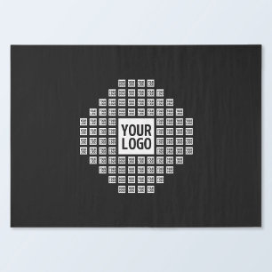 Your Logo or Image   Unique Modern Pattern Tissue Paper