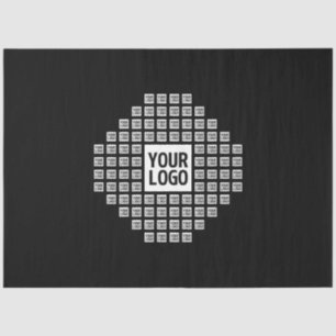 Your Logo or Image Unique Modern Pattern Tissue Paper