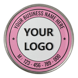 Your Logo or Photo and Text Ball Marker Template