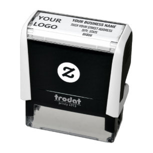 Your Logo or Photo Name Return Address Stamp