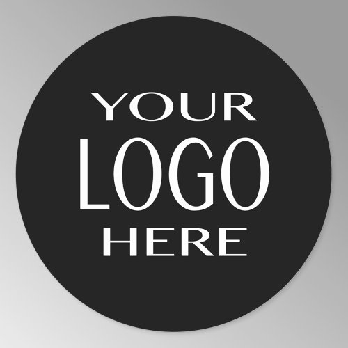 Your Logo or Photo  Simple Image Replacement Classic Round Sticker