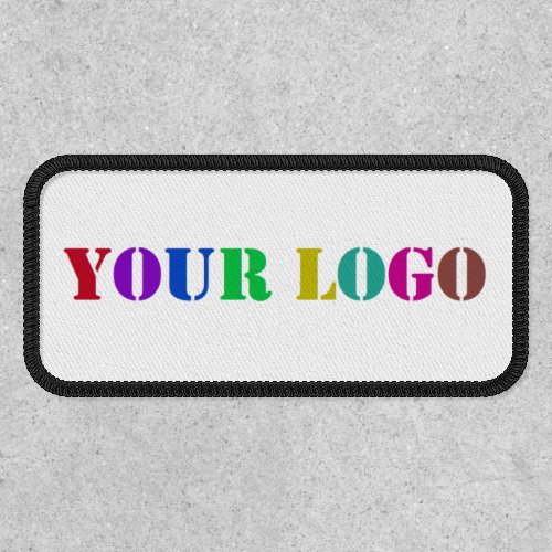 Your Logo or Text Custom Colors Patch Promotional