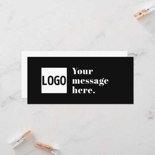 Your Logo or Uploaded Image & Editable Retro Text (Front/Back In Situ)