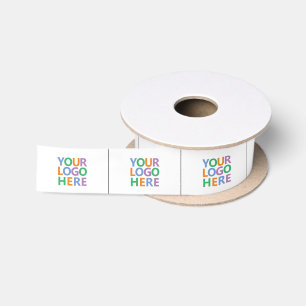 Your Logo Personalized Clothing Label Cut and Sew Satin Ribbon