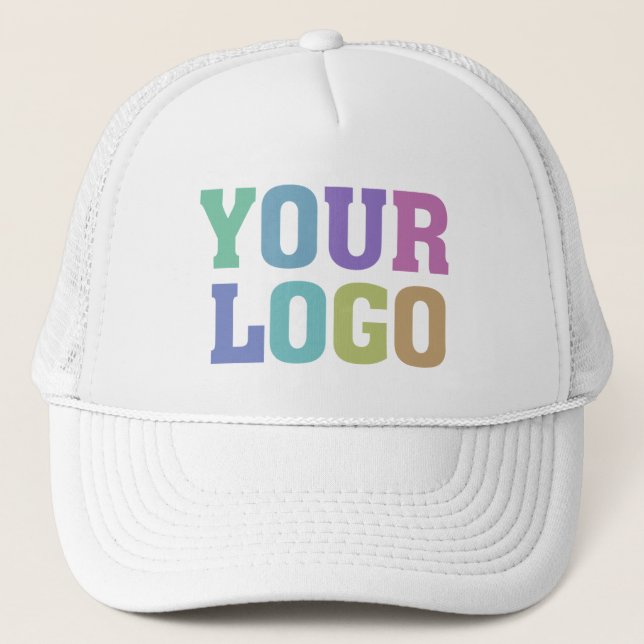Your Logo Personalized Custom Business Trucker Hat (Front)