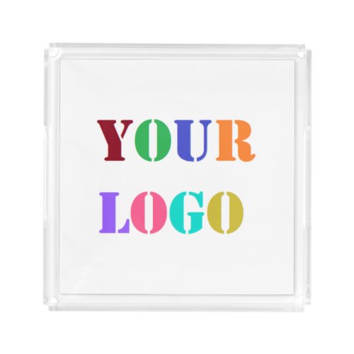 Your Logo Photo Acrylic Tray Business Promotional