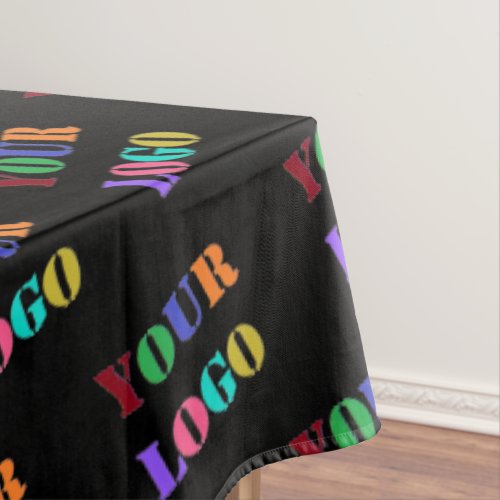 Your Logo Photo and Colors Promotional Tablecloth