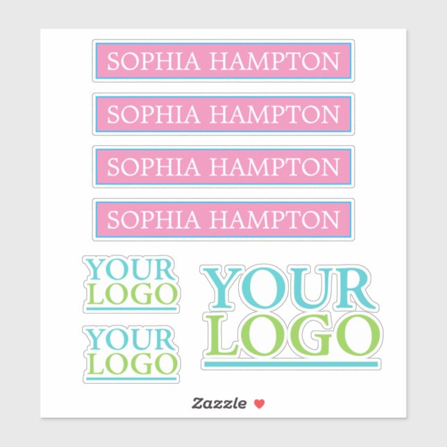 Your Logo/Photo/Art, Name, DIY Sticker (Sheet)