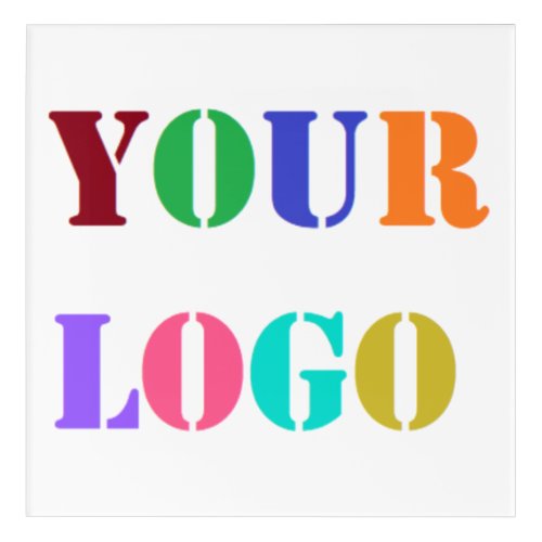 Your Logo Photo Business Promotional Acrylic Print