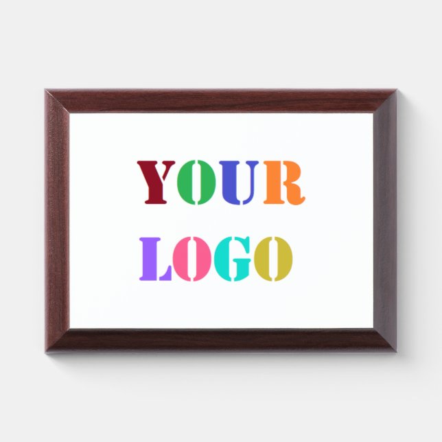 Your Logo Photo Business Promotional Award Plaque (Horizontal)