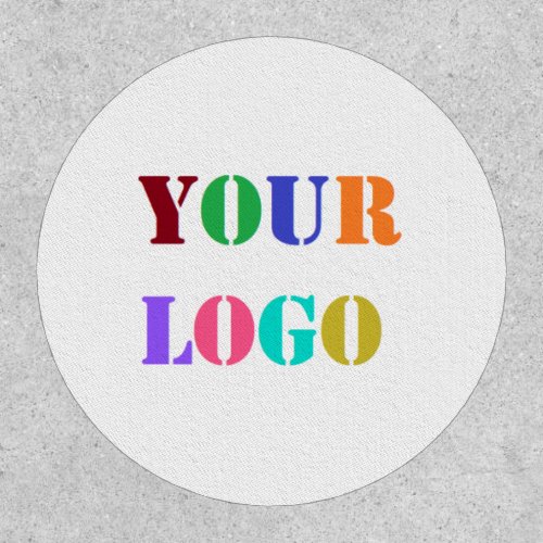 Your Logo Photo Colors Patch Business Promotional