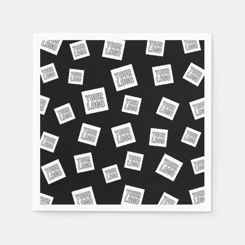 Your Logo Photo or other Image  Random Placement Napkins