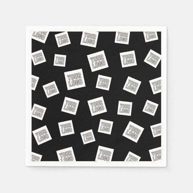 Your Logo, Photo or other Image | Random Placement Napkins (Front)