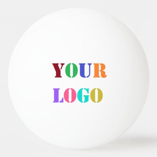 Your Logo Photo or Text Promotional Ping Pong Ball