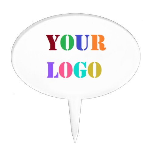 Your Logo Photo Promotional Business Cake Topper