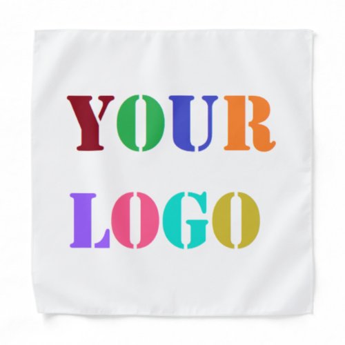 Your Logo Photo Promotional Company Bandana