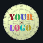 Your Logo Photo Promotional Dart Board<br><div class="desc">Your Colors - Custom Logo Your Business Promotional Personalized Gift - Make Unique Your Own Design - Add Your Logo / Image / Text / more - Resize and move or remove and add elements / image with customization tool. Choose / add your favorite background / text colors ! Good...</div>