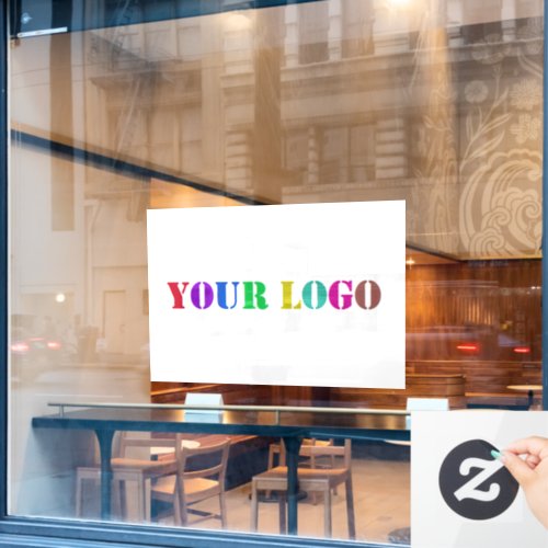 Your Logo Photo Window Cling Promotional Business