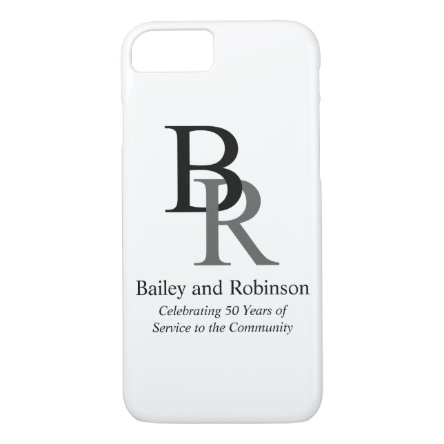 Your Logo Professional Business Promotional Case-Mate iPhone Case (Back)