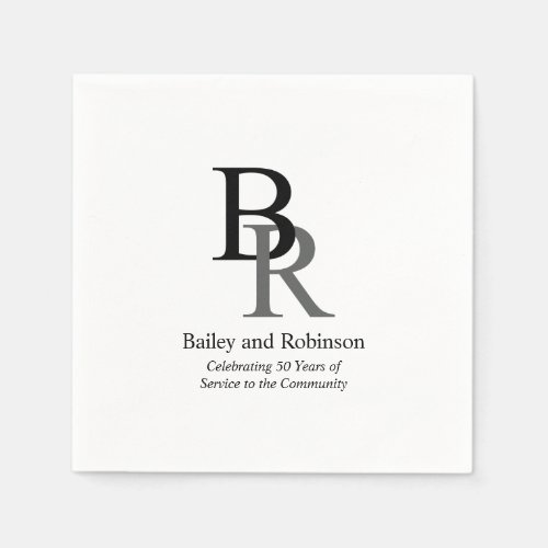 Your Logo Professional Promotional Business Napkins