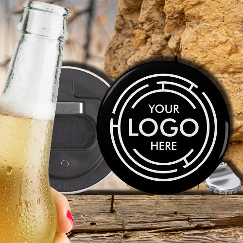 Your Logo Promotional Black Bottle Opener