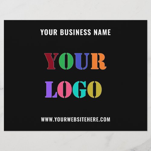 Your Logo Promotional Business Flyer Choose Colors