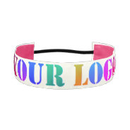 Your Logo Promotional Business Personalized Modern Athletic Headband at Zazzle