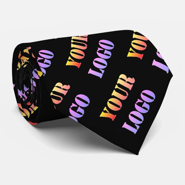 Your Logo Promotional Business Personalized Modern Neck Tie (Rolled)