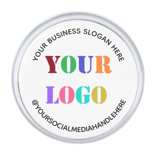 Your Logo Promotional Social Media Name Lapel Pin