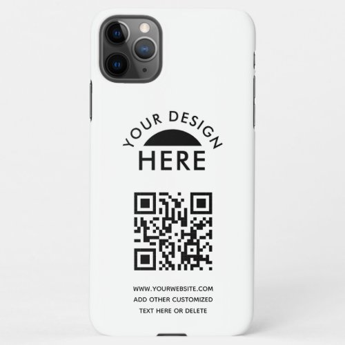 Your Logo  QR Code Business Promotiona iPhone Cas iPhone 11Pro Max Case