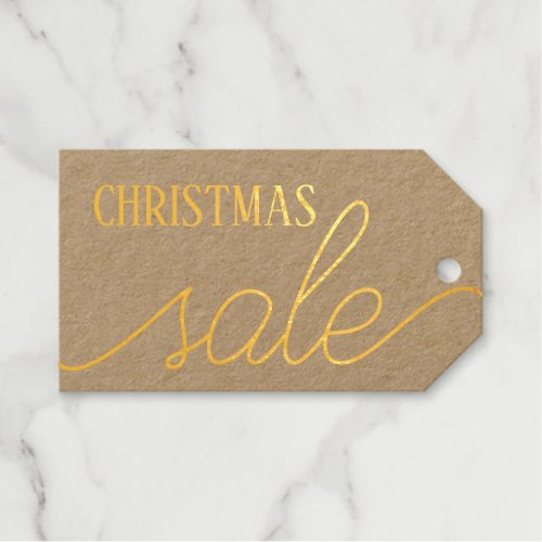  Your Logo QR Code Luxury Creative Discount Coupon Foil Gift Tags