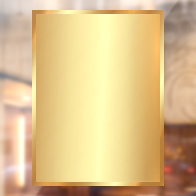 Your Logo QR Code Text Blank Background Template Window Cling (Sheet 2)